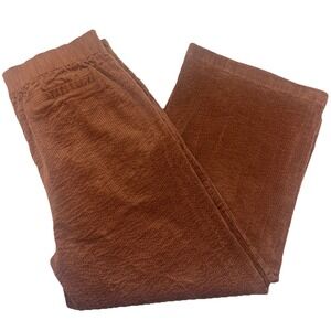 Doe‎ &  Rae VTG Corduroy Pants Jeans Women's  Orange Brown Sz L Carpenter Funky